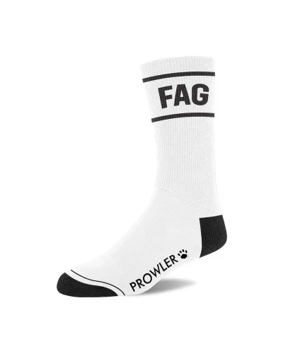 Chaussettes Fag Blanches sextoys et accessoires sur La Boutique du Hard
