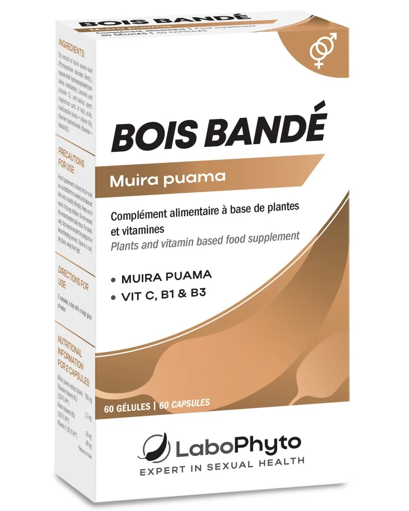 Bois Bandé (60 gélules) sextoys et accessoires sur La Boutique du Hard