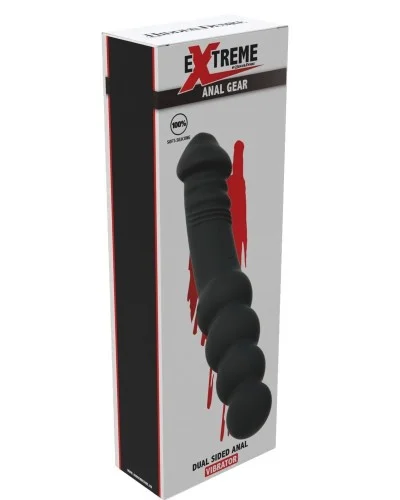 Double Gode Vibrant Dick'n Balls 23 x 4cm sextoys et accessoires sur La Boutique du Hard