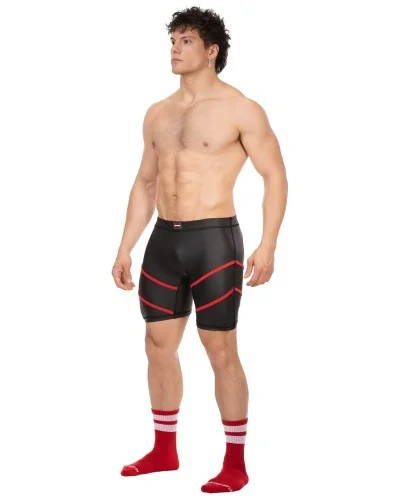 Short Nuru Noir-Rouge sextoys et accessoires sur La Boutique du Hard