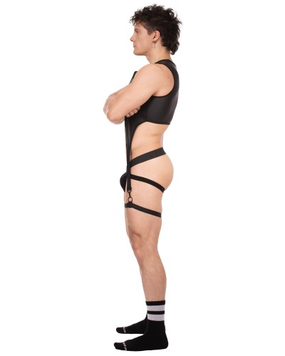 Bustier Porte-Jarretelles Milos Noir sextoys et accessoires sur La Boutique du Hard