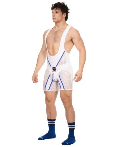 Body Backless Krish Blanc-Bleu sextoys et accessoires sur La Boutique du Hard