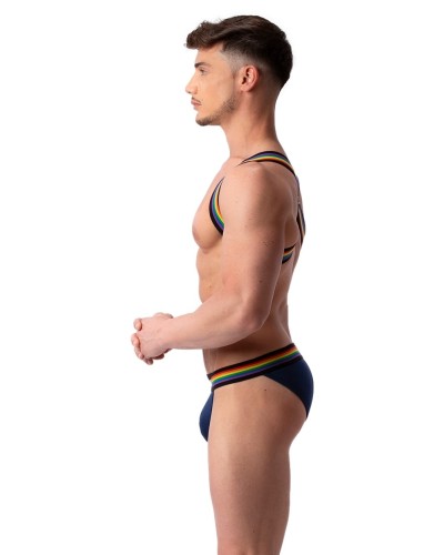 Slip Pride Half Bleu marine sextoys et accessoires sur La Boutique du Hard