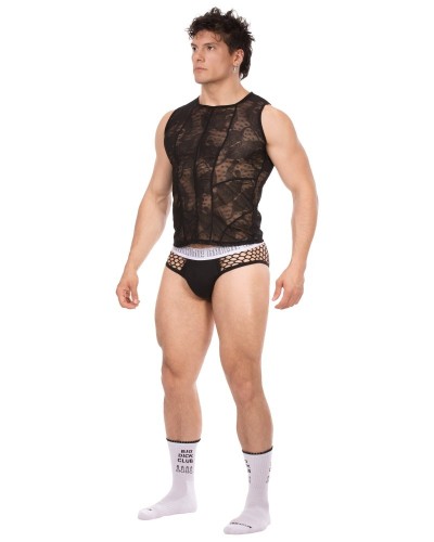 Débardeur dentelle Ozil Noir sextoys et accessoires sur La Boutique du Hard