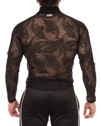 T-shirt Dentelle Mete Noir sextoys et accessoires sur La Boutique du Hard