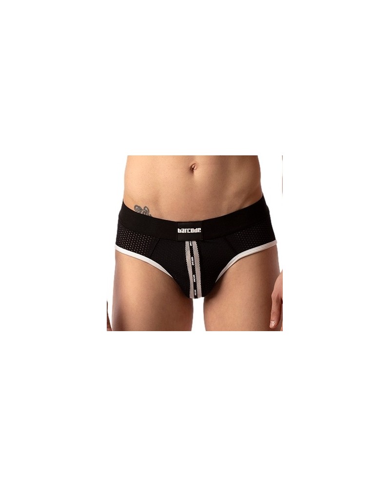 Slip Sicile Noir-Blanc sextoys et accessoires sur La Boutique du Hard