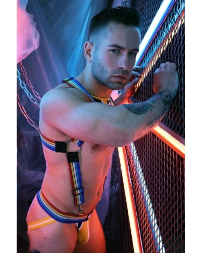 Harnais Retro Remix Jaune sextoys et accessoires sur La Boutique du Hard