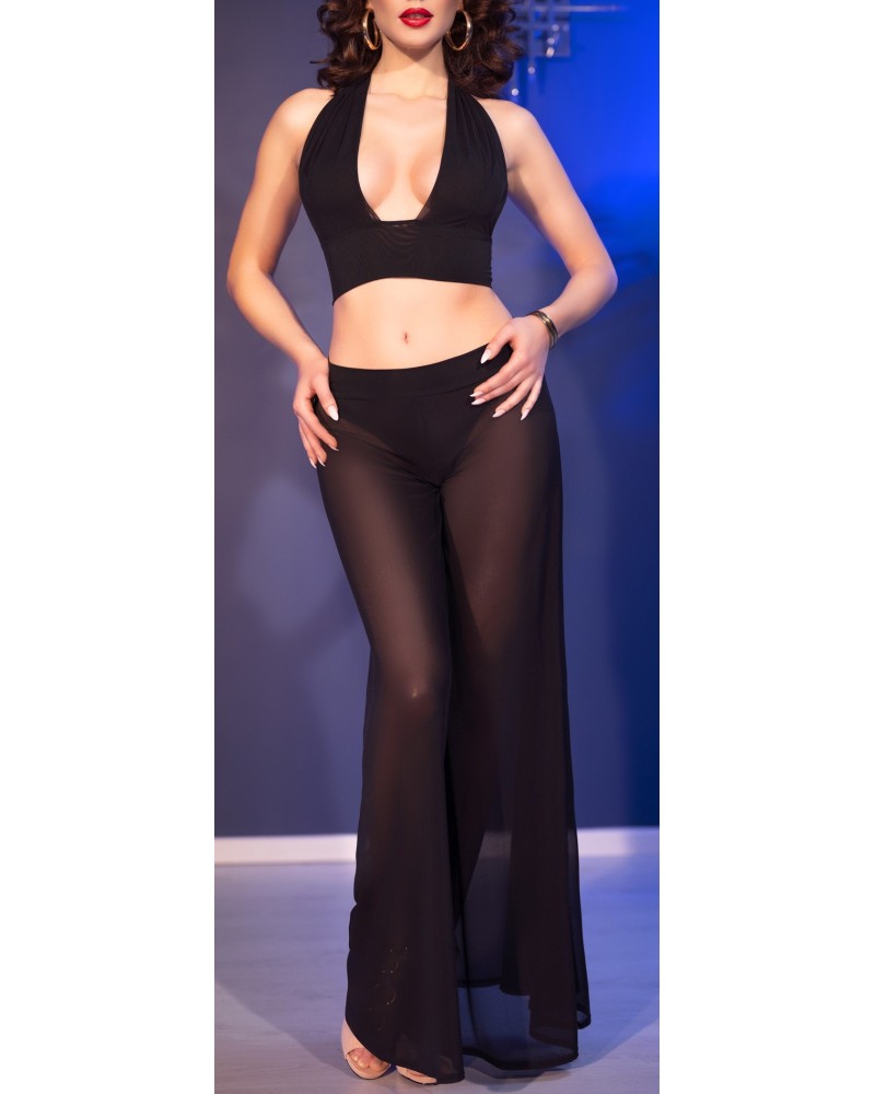 Ensemble 3 Pièces Monika Noir sextoys et accessoires sur La Boutique du Hard