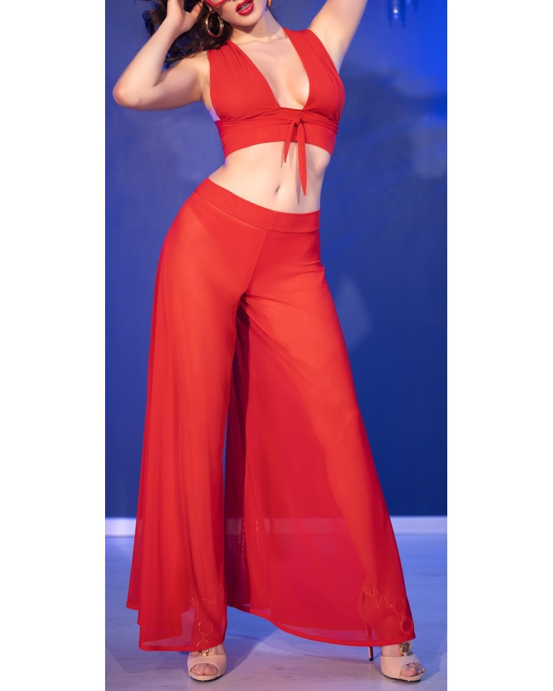 Ensemble 3 Pièces Monika Rouge sextoys et accessoires sur La Boutique du Hard