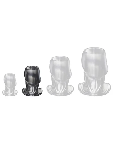Plug Tunnel Holik M 5.5 x 4 cm - Ouverture 26 mm Noir sextoys et accessoires sur La Boutique du Hard