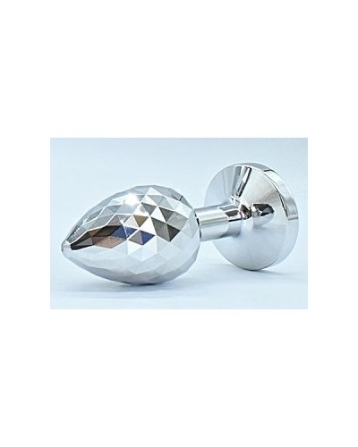 Plug Ikonik Diamond M 7 x 3.3cm Argent sextoys et accessoires sur La Boutique du Hard