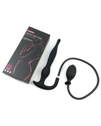Plug gonflable Gonflimmy 24 x 3.6 cm Noir sextoys et accessoires sur La Boutique du Hard