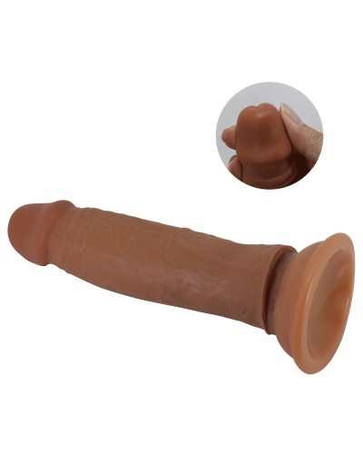 Gode Quentin 15 x 3.8cm Marron sextoys et accessoires sur La Boutique du Hard
