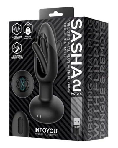 Plug Vibrant SASHA 2 10 x 4cm sextoys et accessoires sur La Boutique du Hard