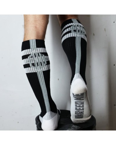 Chaussettes hautes Retro Remix Noires sextoys et accessoires sur La Boutique du Hard