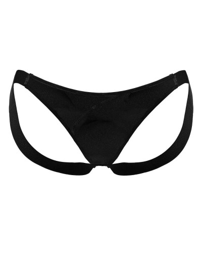 Jock-string Élanio Noir sextoys et accessoires sur La Boutique du Hard