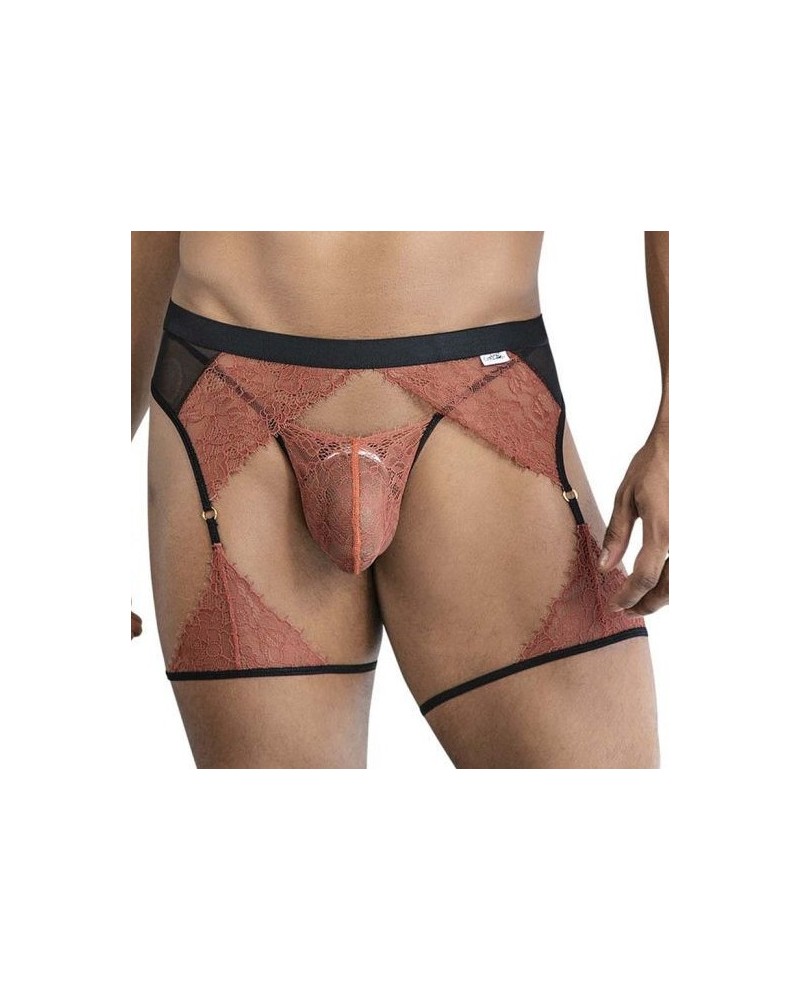 String et Porte-Jarretelles Moreyo Terracotta sextoys et accessoires sur La Boutique du Hard