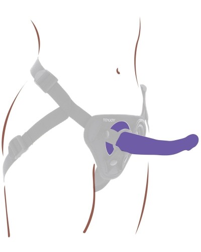 Gode Harness Dong L 16 x 3.6cm sextoys et accessoires sur La Boutique du Hard