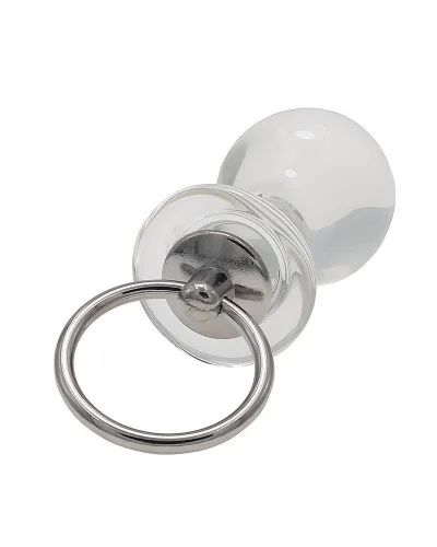 Plug en verre Roundy Glass M 9 x 4.5cm sextoys et accessoires sur La Boutique du Hard