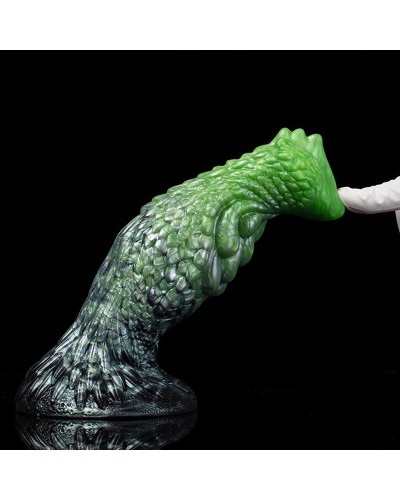 Gode Kondruk 19 x 6.5 cm Vert sextoys et accessoires sur La Boutique du Hard