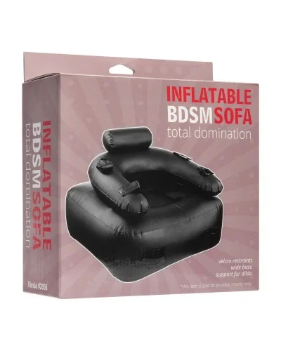 Fauteuil Gonflable avec Menottes Dom Sofa 80 x 80cm sextoys et accessoires sur La Boutique du Hard