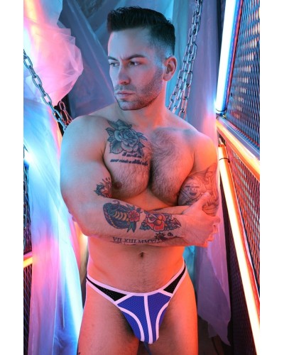 String Retro Remix Bleu sextoys et accessoires sur La Boutique du Hard