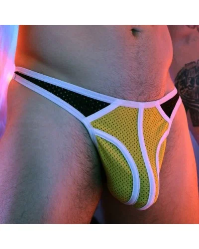 String Retro Remix Jaune sextoys et accessoires sur La Boutique du Hard