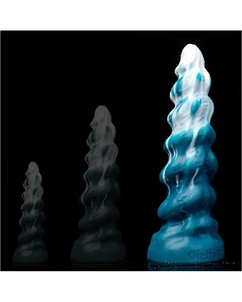 Gode Watersea M 23 x 6.5 cm Blanc-Bleu sextoys et accessoires sur La Boutique du Hard