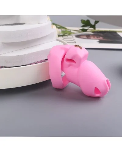 Cage de Chasteté Flexty S 9 x 3.5cm Rose sextoys et accessoires sur La Boutique du Hard