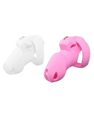 Cage de Chasteté Flexty M 10.5 x 3.5cm Rose sextoys et accessoires sur La Boutique du Hard