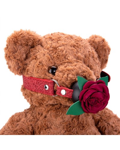 Bâillon-Boule Opening Rose 47mm sextoys et accessoires sur La Boutique du Hard