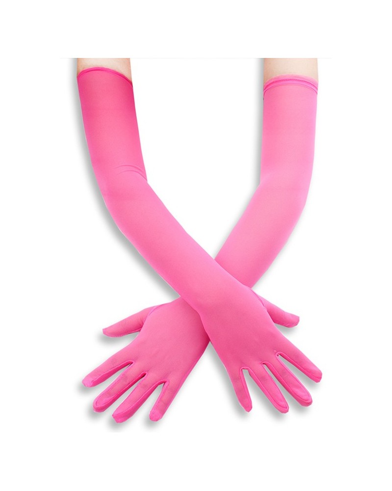 Gants Longs Mesh Gloves 50cm Roses sextoys et accessoires sur La Boutique du Hard
