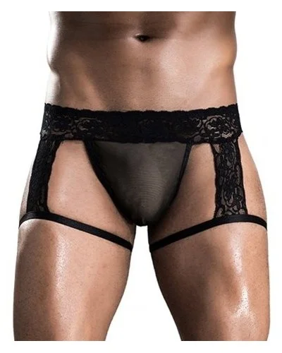 Boxer string sexy Dentelle Noir sextoys et accessoires sur La Boutique du Hard