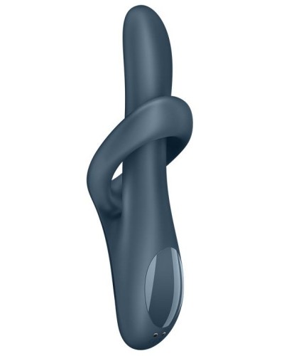 Vibro Rabbit Heat Flex 4 Gris sextoys et accessoires sur La Boutique du Hard