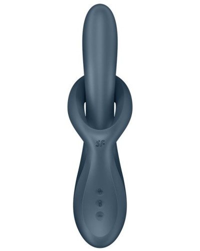 Vibro Rabbit Heat Flex 4 Gris sextoys et accessoires sur La Boutique du Hard