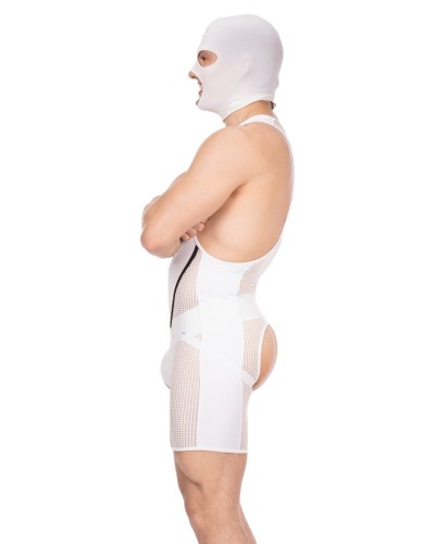 Cagoule Face Mask Blanche sextoys et accessoires sur La Boutique du Hard