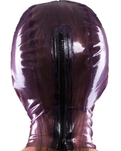 Cagoule Fetish Breath Violet sextoys et accessoires sur La Boutique du Hard
