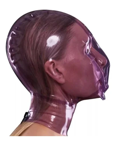 Cagoule Fetish Breath Violet sextoys et accessoires sur La Boutique du Hard