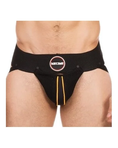 Jockstrap Rokk Noir-Jaune sextoys et accessoires sur La Boutique du Hard