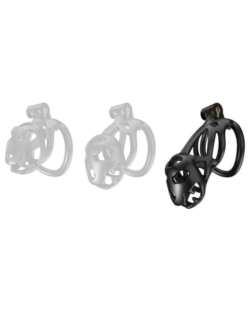 Cage de chasteté Bouh L 10 x 3.5 cm Noire sextoys et accessoires sur La Boutique du Hard