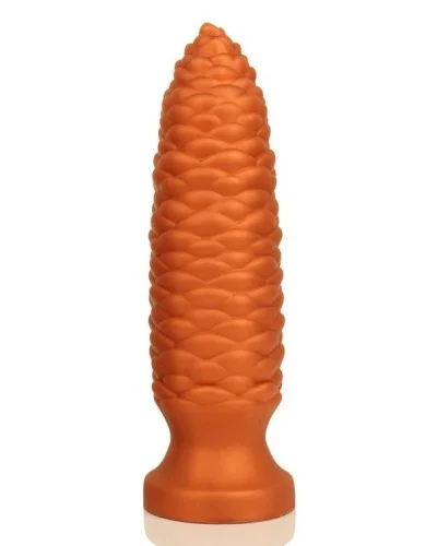 Plug Long Pine S 15 x 4 cm Orange sextoys et accessoires sur La Boutique du Hard