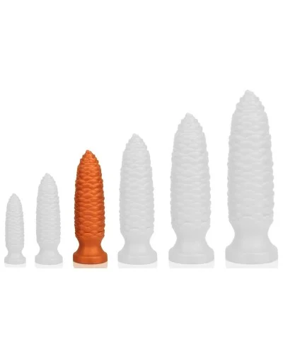 Plug Long Pine M 18 x 5 cm Orange sextoys et accessoires sur La Boutique du Hard