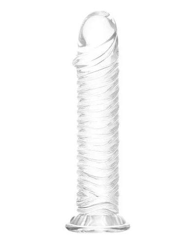 Gode Swirl Clear 17 x 4cm sextoys et accessoires sur La Boutique du Hard