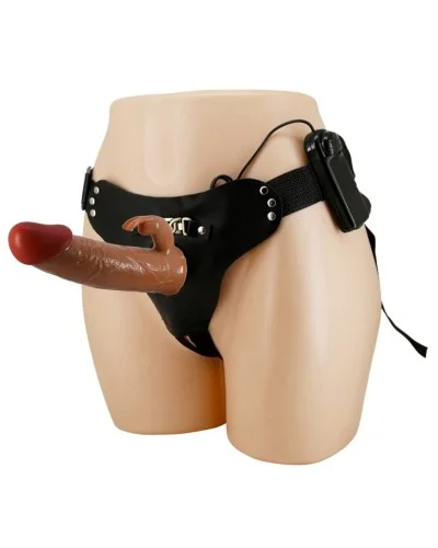 Gode Ceinture Creux Vibrant Marion 15 x 4.4cm Marron sextoys et accessoires sur La Boutique du Hard