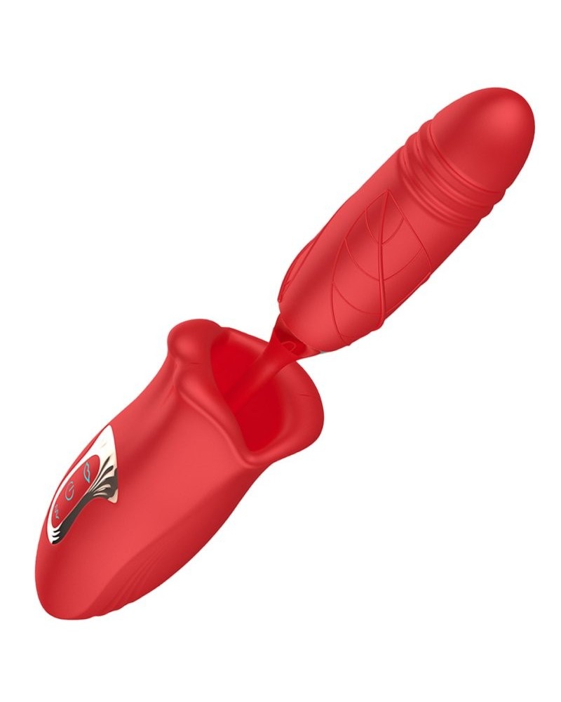 Vibro Poussée et Bouche Doble Sens 10.5 x 3.1cm sextoys et accessoires sur La Boutique du Hard