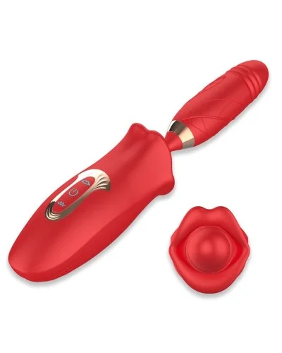 Vibro Poussée et Bouche Doble Sens 10.5 x 3.1cm sextoys et accessoires sur La Boutique du Hard