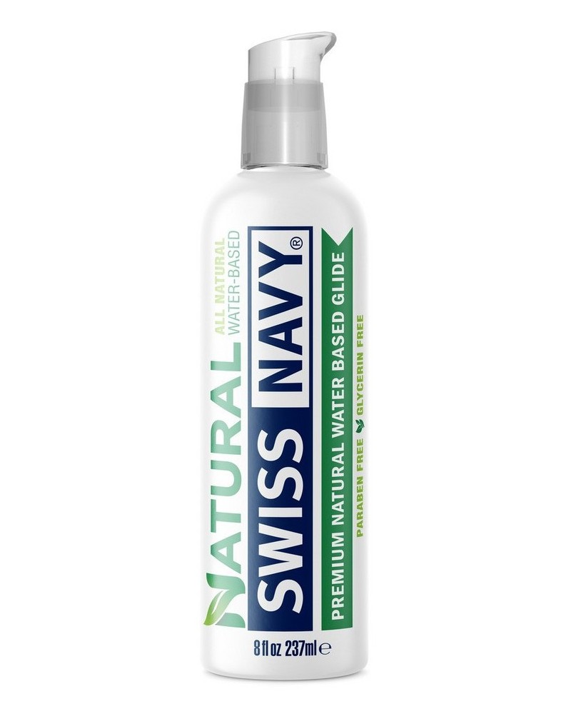 Lubrifiant Eau Natural Swiss Navy 236ml sextoys et accessoires sur La Boutique du Hard