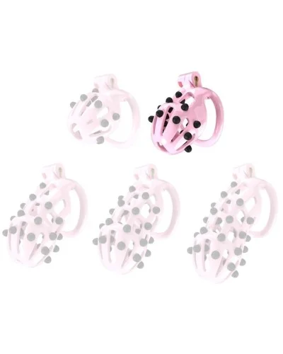 Cage de chasteté Point Up M 8 x 3.7 cm Rose sextoys et accessoires sur La Boutique du Hard
