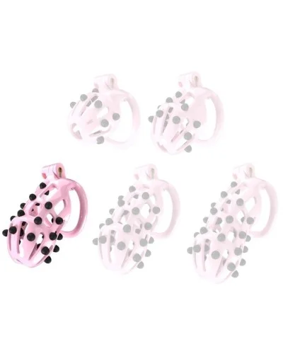 Cage de chasteté Point Up L 10 x 4 cm Rose sextoys et accessoires sur La Boutique du Hard
