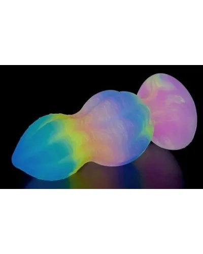 Plug Glamy S 13 x 6 cm Multicolore sextoys et accessoires sur La Boutique du Hard